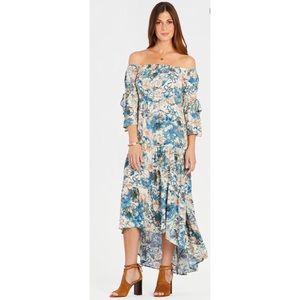 EVEREVE En Creme Floral Maxi Dress🌺🌼